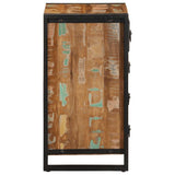 Drawer Cabinet Multicolour 40x40x75 cm Solid Wood Reclaimed 4013582
