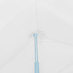 Folding Pop-up Party Tent with 5 Sidewalls 3x9 m White 48873