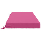 Seat Cushion SOEST 100% Polyester Pink 120 x 80 x 10 cm 946813
