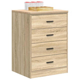 Garage Storage Cabinet Sonoma Oak 60x51x85 cm Solid Wood Pine 860600