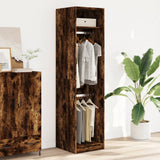 Wardrobe Smoked Oak 50x50x200 cm Engineered Wood 3307787