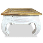 ZNTS Side Table Solid Reclaimed Wood 50x50x35 cm 244506