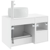 Bathroom Furniture Set 2 pcs White Engineered Wood 3403920