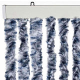 Insect Curtain Blue and White 90x200 cm Chenille 315127