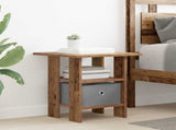 Bedside Table 2 pcs Old Wood 41 x 40 x 45 cm Engineered Wood 8000433