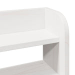 Bed Frame without Mattress White 140x190 cm Solid Wood Pine 3306901