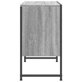 Bathroom Sink Cabinet Grey Sonoma 80x33x60 cm Engineered Wood 842464