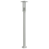 Outdoor Floor Lamp Silver 100 cm Stainless Steel 4006351