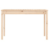 Garden Table 121x82.5x76 cm Solid Wood Pine 823969