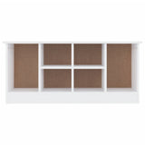 Shoe Bench ALTA White 100x35x45 cm Solid Wood Pine 353932