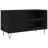 Record Cabinet Black Oak 85 x 38 x 48 cm Engineered Wood 862897