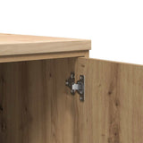 Garage Storage Cabinet Artisan Oak 30x51x85 cm Solid Wood Pine 860561