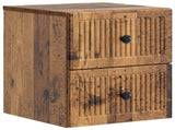 Wall-Mounted Bedside Cabinet Old Wood 33 x 34.5 x 40 cm 897971