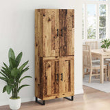 Highboard 2 pcs Old Wood 69.5 x 34 x 180 cm 3415811