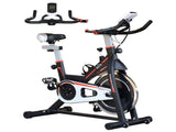 Exercise Bike, Indoor Cycling, with LCD Display, Heart Rate, Sensor - Black T3398P376867