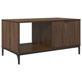 Coffee Table Brown Oak 90 x 49 x 46 cm Engineered Wood 883451