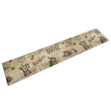 Kitchen Rug Washable Coffee Brown 60x300 cm Velvet 4005580