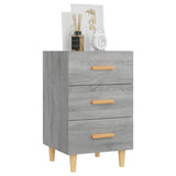 Bedside Cabinet Grey Sonoma 40x40x66 cm Engineered Wood 817322