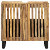 Bathroom Sink Cabinet 62x34x58 cm Solid Wood Rough Mango 377529