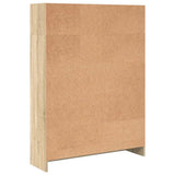 Bookcase Sonoma Oak 80x24x109 cm Engineered Wood 857837