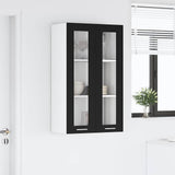 Hanging Cabinet Riga Black Oak 60 x 31 x 100 cm Engineered Wood 884387