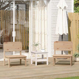 Garden Chairs 2 pcs 60x52.5x72 cm Solid Wood Pine 859322