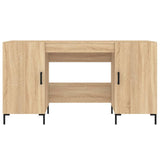 Desk Sonoma Oak 140x50x75 cm Engineered Wood 829551