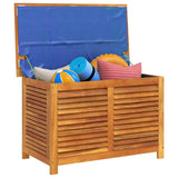 Garden Storage Box with Louver 90x50x56 cm Solid Wood Acacia 365840