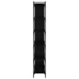 Bookcase Black oak 76 x 32 x 192 cm Engineered wood 882171