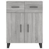 Highboard Grey Sonoma 69.5x34x180 cm Engineered Wood 3198559