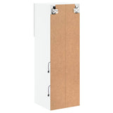 TV Cabinet with LED Lights White 30.5x30x90 cm 837001