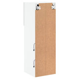 TV Cabinets with LED Lights 2 pcs White 30.5x30x90 cm 837002