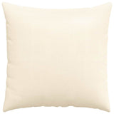 Sofa Pillows 2 pcs Cream 80 x 80 cm Corduroy Fabric 42014077