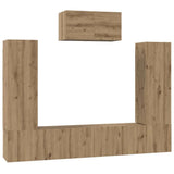 TV Cabinet Set 7 pcs Artisan Oak Engineered Wood 3393137