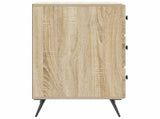 Bedside Cabinet Sonoma Oak 43 x 41 x 66.5 cm Engineered Wood 895477