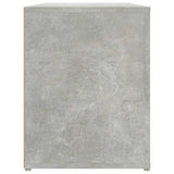 Shoe Rack Concrete Grey 100x35x45 cm Engineered Wood 816908