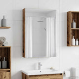 Bathroom Mirror Cabinet Old Wood 40 x 10.5 x 60.5 cm 889029