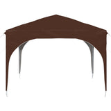 Pop-up Party Tent 290 x 290 x 245 cm Brown 42019852
