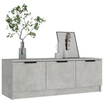 TV Cabinet Concrete Grey 102x35x36.5 cm Engineered Wood 811362