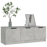 TV Cabinet Concrete Grey 102x35x36.5 cm Engineered Wood 811362
