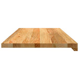 Window Sills 2 pcs Light Brown 90x40x2 cm Solid Wood Oak 4009159