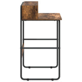 Desk with Storage Smoked Oak 80 x 50 x 91 cm 8008022