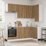 Kitchen Unit LYON 8 pcs Artisan Oak Engineered Wood 3438446