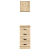 Garage Cabinets 2 pcs Sonoma Oak Engineered Wood 3328325
