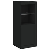 Sideboards with LED Lights 3 pcs Black Engineered Wood 3209136