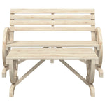 ZNTS 4 Piece Garden Lounge Set Solid Wood Fir 3207131