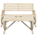 ZNTS 4 Piece Garden Lounge Set Solid Wood Fir 3207131