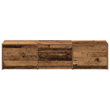 TV Cabinet with LED Old Wood 165 x 34 x 40 cm Engineered Wood 8006550