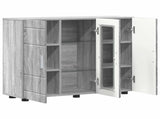 Wooden Cabinet Grey Sonoma 88.5 x 30.5 x 73 cm Engineered Wood 880307