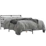 Bed Frame without Mattress Grey Sonoma 140x200 cm 3280045